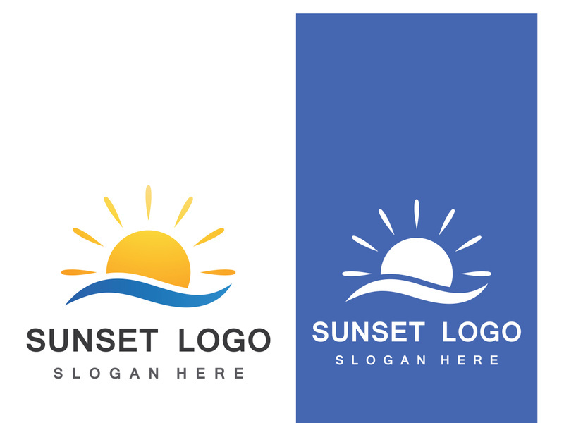 Creative and unique sun logo design.