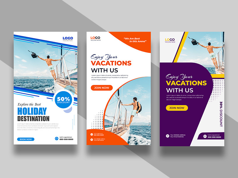 Travel Agency Instagram Story Template Ver-4