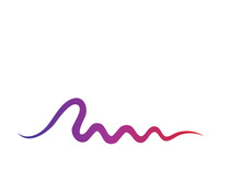 Sound waves vector illustration design template