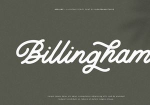 Redline - Vintage Script Font