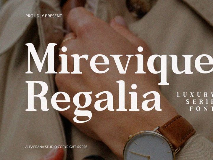 Mirevique Regalia - Serif Font