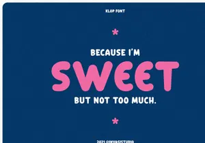 Klop - Friendly Rounded Font