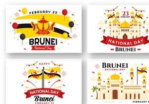13 Brunei Darussalam National Day Illustration