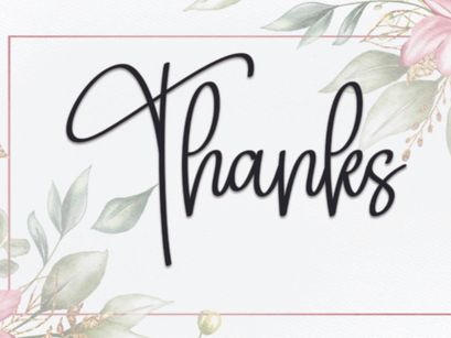 Background Signature Font