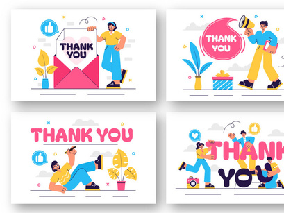 10 Thank You Illustration