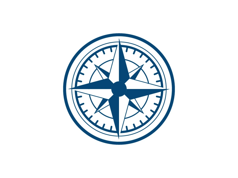 Compass icon illustration design