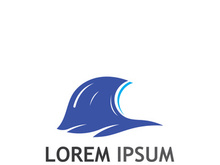 Ocean water wave wave logo design.