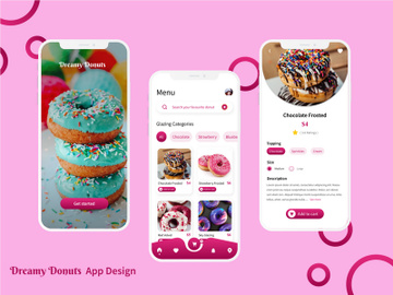 Donut App Design preview picture