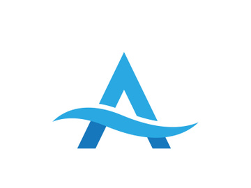 A Letter icon Logo illustration design preview picture