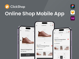ClickShop - Online Shop Mobile App Template preview picture