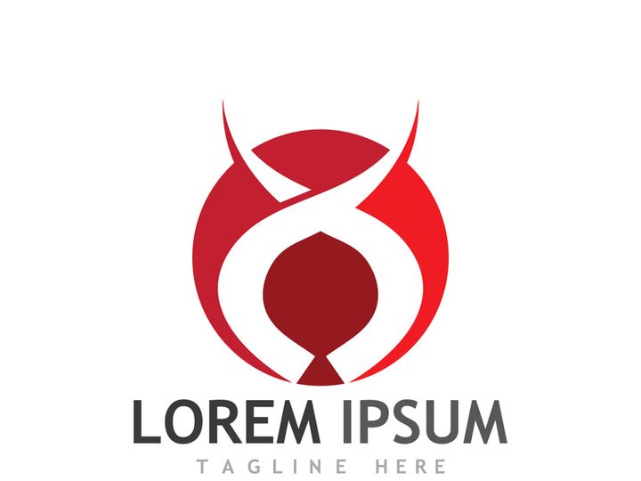 bull head horn logo