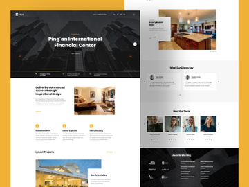 Finca - Interior & Architecture Landing Page preview picture