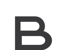 B letter logo template vector illustration