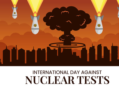 14 International Day Against Nuclear Tests Illustration