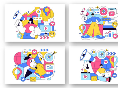 10 Public Relations Positive Illustration