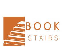book stairs logo, or library for bookstores, book companies, publishers, encyclopedias, libraries, education, digital books, vectors