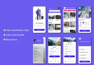 Travel App UI concept