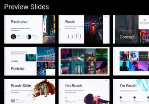 The Fiber - Creative & Minimal Powerpoint Template