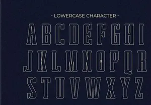Varsity Holiday - Condensed Slab Serif