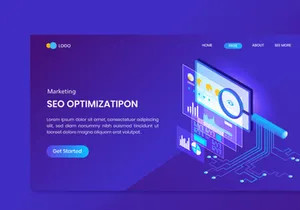 50 Vector Marketing Isometric Concept Landing Page