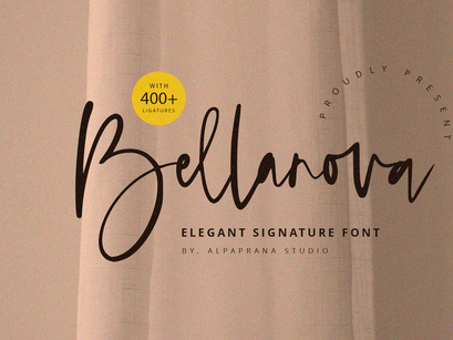 Bellanova - Signature Font