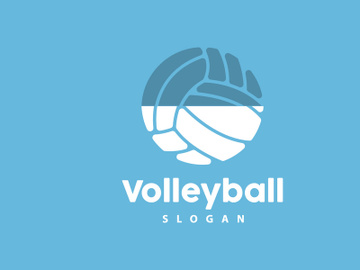 Volleyball Logo, Sport Simple Design, World Sports Tournament Vector, Illustration Symbol Icon preview picture