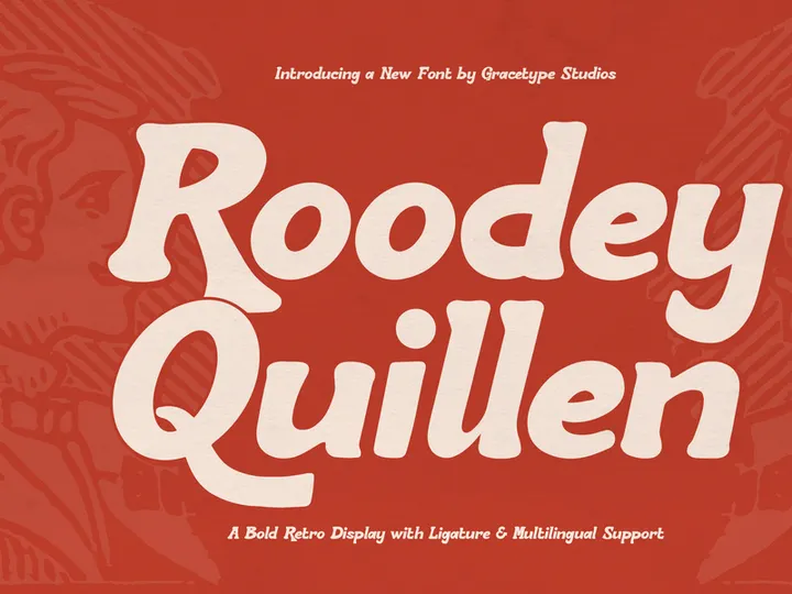Roodey Quillen | Bold Retro Display
