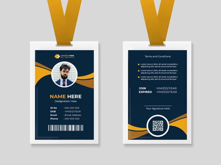 Corporate ID Card Template Ver-11