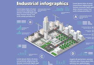 Isometric set infographics