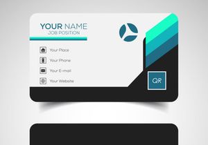 10 Double-sided creative and modern business card template. Vector illustration