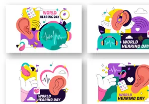 10 World Hearing Day Illustration