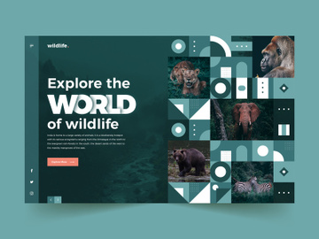 Wildlife Landing Page preview picture