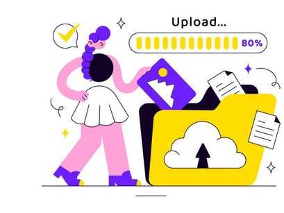 10 Upload Document Illustration