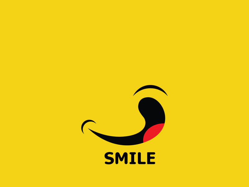Smile logo and symbol vector image