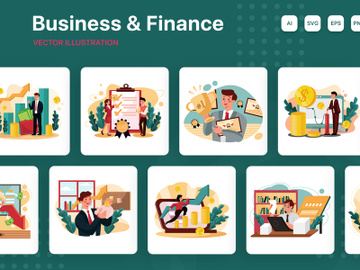 M176_Business & Financial Illustrations preview picture