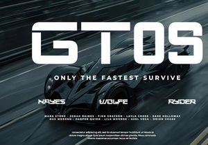 Mega Binory - Modern Futuristic Sci-Fi Font