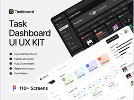 Taskboard - Task Dashboard UI UX KIT preview picture