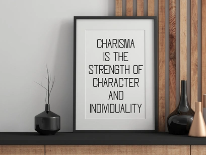 Charisma - Minimalist Sans Serif