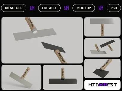 Hand Garden Scraper Mockup