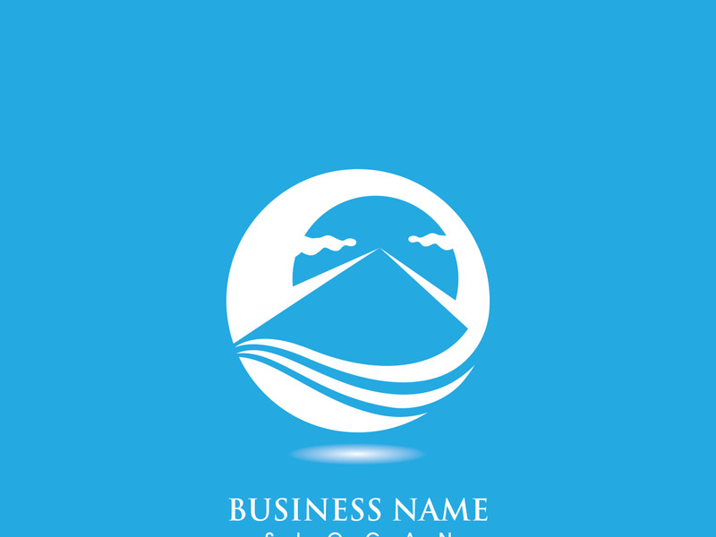 Mountain icon Logo Template Vector illustration design