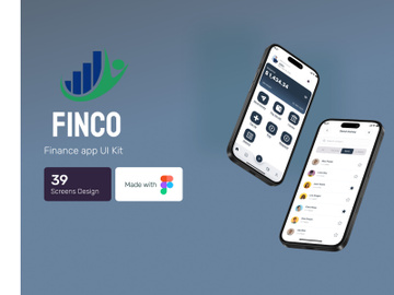 Finco Finance App UI KIT 2024 preview picture