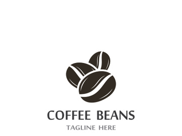 Premium coffee bean logo design. preview picture