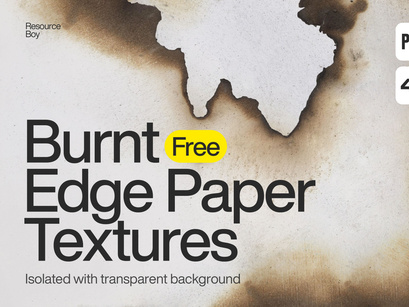 Free 100 Burnt Edge Paper Textures