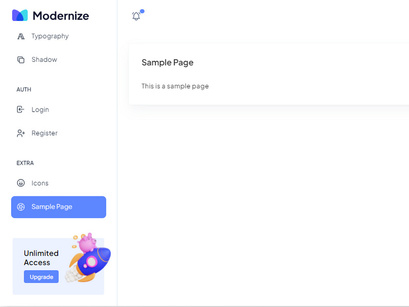 Modernize Free Nuxtjs Admin Dashboard Template