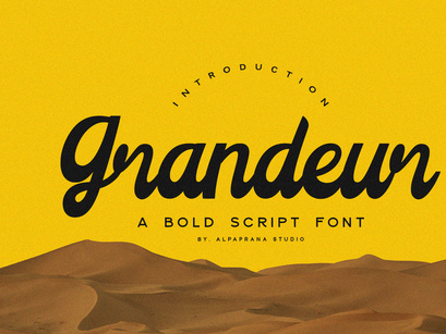 Grandeur - Bold Script