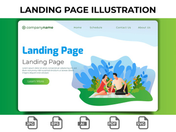 Landing Page Illustration 34 preview picture