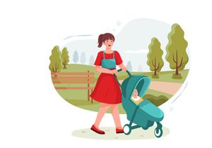 M147_Babysitter Service Illustrations