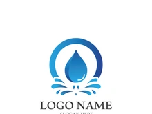 Water drop logo template vector illustration design