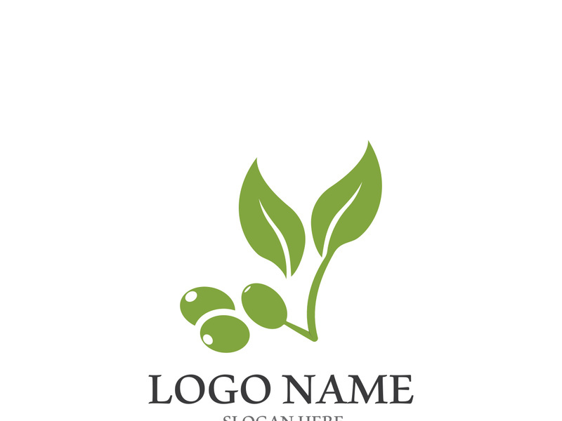 olive icon vector illustration design template