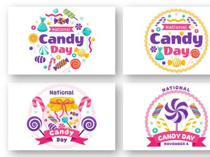 10 National Candy Day Illustration